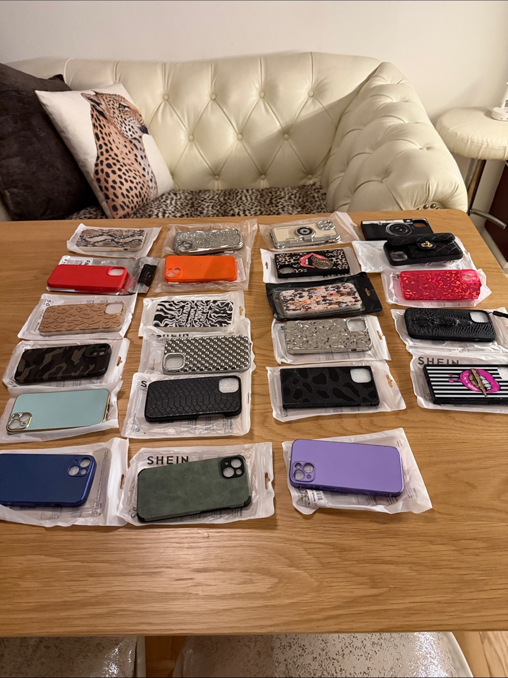 SHEIN Assorted Purple & Multicolor Protective Phone Case Set